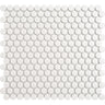 White Penny Round Mosaic Tiles - MosaicBros.com