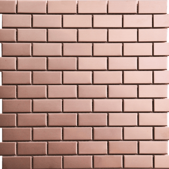 ROSE GOLD BRU. BRICK MOS 12X12.