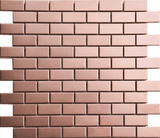 ROSE GOLD BRU. BRICK MOS 12X12.