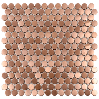 ROSE GOLD BRU. PENNY MOS 12X12.
