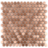ROSE GOLD BRU. PENNY MOS 12X12.