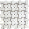 SEATTLE BEACON HILL Bianco Carrara/ Bardiglio Nuvolato Mosaic Tile.