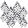 SEATTLE EVEREST Thassos White/Bardiglio Mosaic Tile.