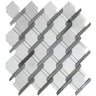 SEATTLE BURIEN Eastern White / Bardiglio Nuvolato Mosaic Tile.