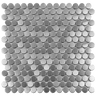 SILVER BRUSHED PENNY MOS 12X12.