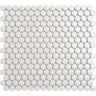 Sirius White Penny Round Mosaic Tiles - MosaicBros.com