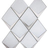 SAINT TROPEZ Saint Tropez White Glass Mosaic Tile.