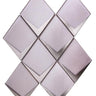 SAINT TROPEZ Saint Tropez Blush Glass Mosaic Tile.