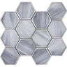 SAINT TROPEZ Saint Tropez Moonrise Glass Mosaic Tile.