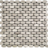 SAVANNAH QUENELLE Wooden Gray Mosaic Tile.