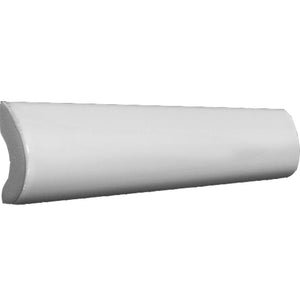 SATIN Satin Blanc PENCIL BULLNOSE Ceramic Tile.