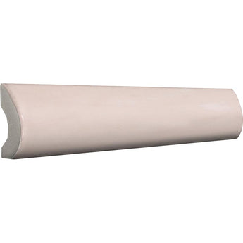 SATIN Satin Rose PENCIL BULLNOSE Ceramic Tile.