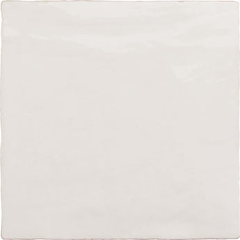 SATIN Satin Blanc 5x5 Ceramic Tile.