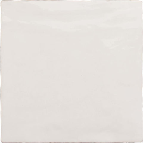 SATIN Satin Blanc 5x5 Ceramic Tile.