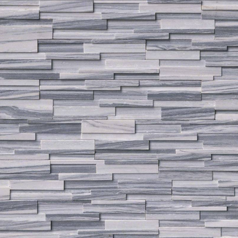 6"x24" Alaska Gray 3D Panel ( HONED ).
