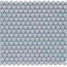 CC Mosaics +SKY BLUE PENNY ROUND Porcelain Mosaic Tile.