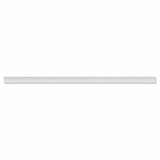 2X12 Honed Thassos White Marble Single-Step Chair Rail Trim - MosaicBros.com