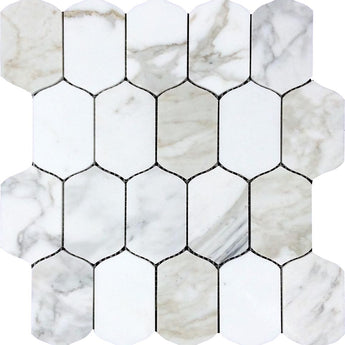 TUSCANY SIENA Calacatta Gold Mosaic Tile.