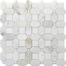 TUSCANY MONTALCINO Calacatta Gold/ Thassos Mosaic Tile.