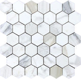 TUSCANY EMPOLI Calacatta Gold Honed Mosaic Tile.