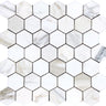 TUSCANY ARNO Calacatta Gold Polished Mosaic Tile.