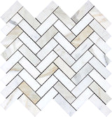 TUSCANY ROSELLE Calacatta Gold Honed Mosaic Tile.