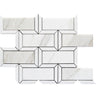 TUSCANY CASENTINO Calacatta Gold / Thassos Mosaic Tile.