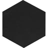 TUXEDO PARK 10" NERO HEX HONED Eastern Black Mosaic Tile.