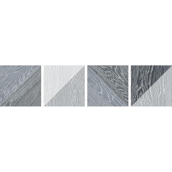 URBANA WOOD BLACK Porcelain Mosaic Tile.