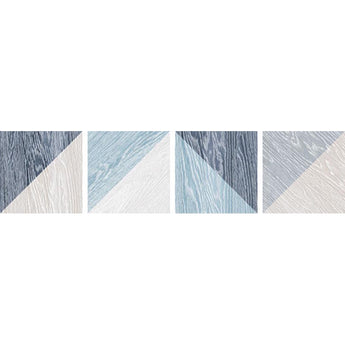 URBANA WOOD BLUE Porcelain Mosaic Tile.