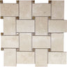 VALENCIA ZAFRA Crema Marfil/Emperador light Mosaic Tile.