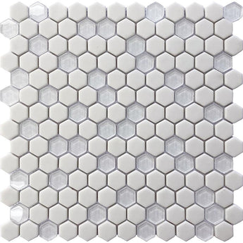 VERRE GLACAGE FORME recycled glass Mosaic Tile.