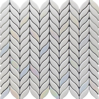 VERRE EPILLET DE PERLE Recycled glass Mosaic Tile.