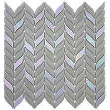 VERRE EPILLET VERTE Recycled glass Mosaic Tile.