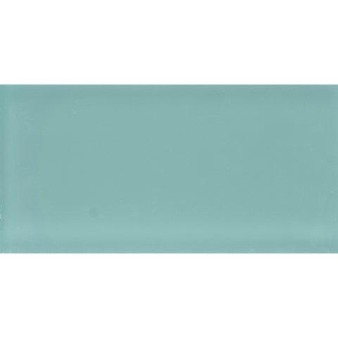 COLOR PALETTE AQUA MATTE 3x6 glass Mosaic Tile.