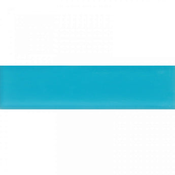 COLOR PALETTE TURQUOISE CLOUD MATTE glass Mosaic Tile.