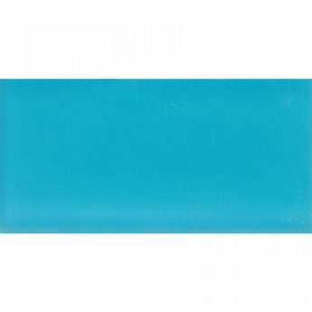 COLOR PALETTE TURQUOISE CLOUD MATTE 3x6 glass Mosaic Tile.