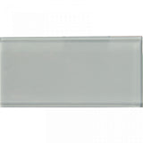 COLOR PALETTE GRAY CLOUD GLOSS 3x6 glass Mosaic Tile.