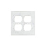 Bianco Carrara (Carrara White) Marble Switch Plate Cover Polished (2 DUPLEX).