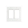 Bianco Carrara (Carrara White) Marble Switch Plate Cover Polished (2 ROCKER).
