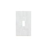 Bianco Carrara (Carrara White) Marble Switch Plate Cover Polished (SINGLE TOGGLE).
