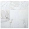 12X12 Honed Calacatta Gold Marble Tile - MosaicBros.com