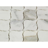 Calacatta Gold Polished Marble Lantern Mosaic Tile - MosaicBros.com