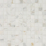 2X2 Polished Calacatta Gold Marble Mosaic Tile - MosaicBros.com