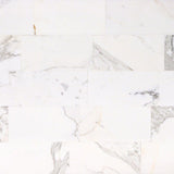 6X12 Honed Calacatta Gold Marble Tile - MosaicBros.com