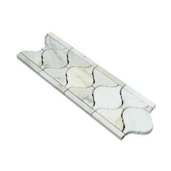 Calacatta Gold Honed Marble Lantern Border.