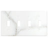 Calacatta Gold Marble Switch Plate Cover Honed (4 TOGGLE).