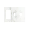 Calacatta Gold Marble Switch Plate Cover Honed (DOUBLE TOGGLE ROCKER).