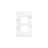 Calacatta Gold Marble Switch Plate Cover Polished (SINGLE DUPLEX).