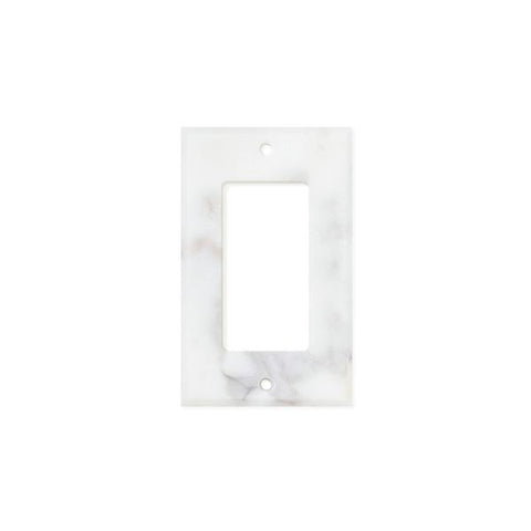 Calacatta Gold Marble Switch Plate Cover Polished (SINGLE ROCKER).